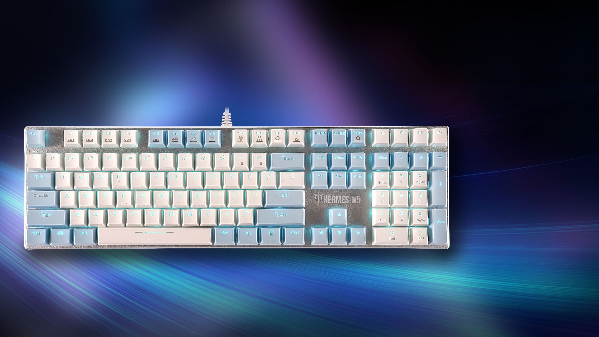 Gamdias Hermes M5 Mechanical Gaming Keyboard with Blue Switches 